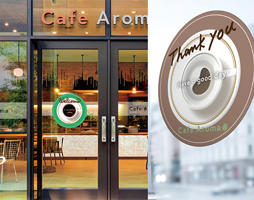 Produce different designs on a single sheet—ideal for double-sided window graphics.