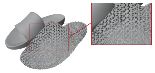 LATTICE ≫ Lower Weight & Use with Flexible Materials