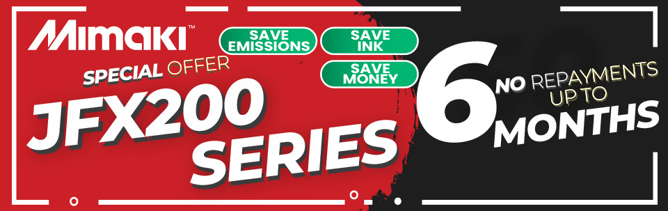 Mimaki JFX200 Series Special Offer banner