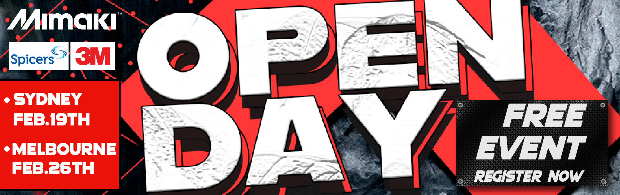 Open Day Web banner