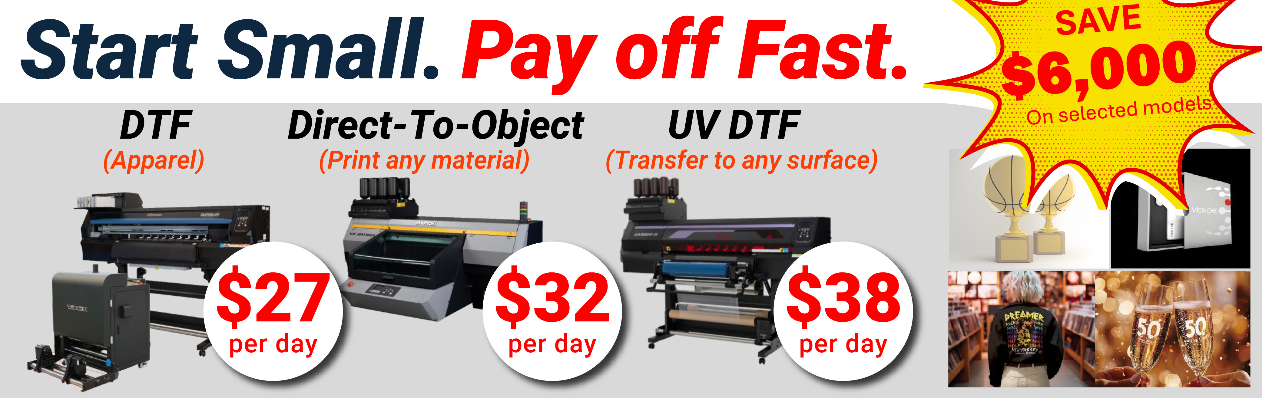 Promotional Goods Banner Campaign