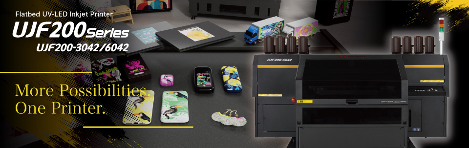 UJF200 Series | Flatbed UV Inkjet Printer