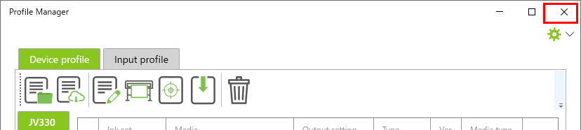 Screen to click the X in the upper right corner of the screen