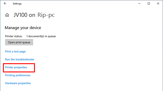 RasterLink7 [Net] | Printer Driver Installation